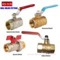 Ce Approved Water Gas Control Brass Ball Valves